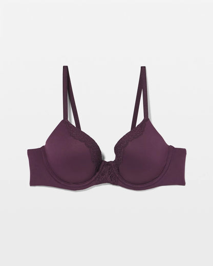 Embraceable Perfect Coverage Bra with Crochet Lace - PLUM PERFECT | Soma Women