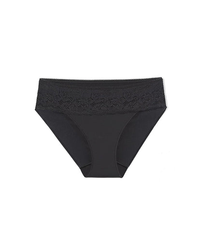 Hipster Panty with Lace - BLACK | Soma Women