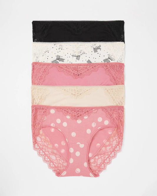 Lace Hipster 5 Pack - THATS A WRAP MULTI PACK | Soma Women