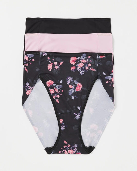 Tummy High-Leg Brief Panty 3 Pack - AMETHYST BLUSH MULTIPACK | Soma Women