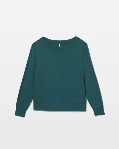 Long-Sleeve Pajama Top - DEEP TEAL | Soma Women