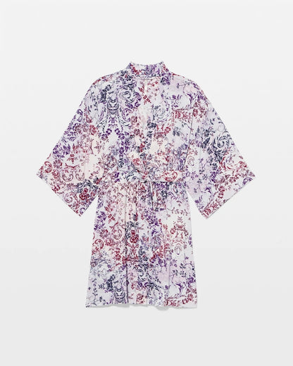 Short Robe - LACE HARMONY LILAC | Soma Women