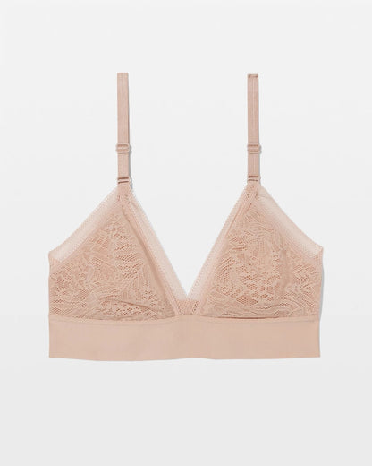 Triangle Bralette with Lace - HUSH | Soma Women