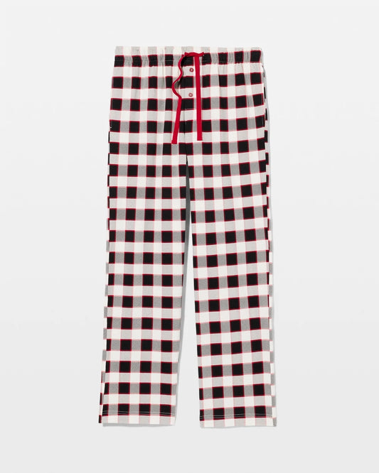 Men's Pants - DREAMSCAPE PLAID BLACK | Soma Women