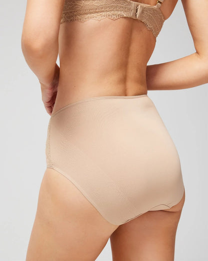 Modern Brief Panty with Lace - WARM AMBER | Soma Women