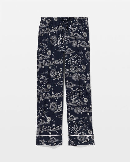 Printed Pajama Pant - COSMIC BALLET NAVY | Soma Women