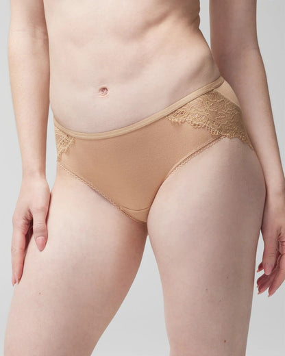Hipster Panty with Enchanting Lace - WARM AMBER | Soma Women
