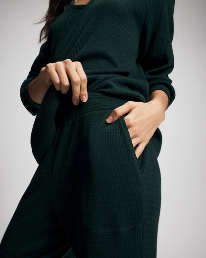 Banded Pajama Bottom - GREEN JOLIE | Soma Women