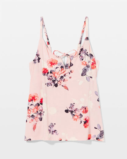 Tie Front Camisole - FLORAL DREAMS PINK BLUSH | Soma Women