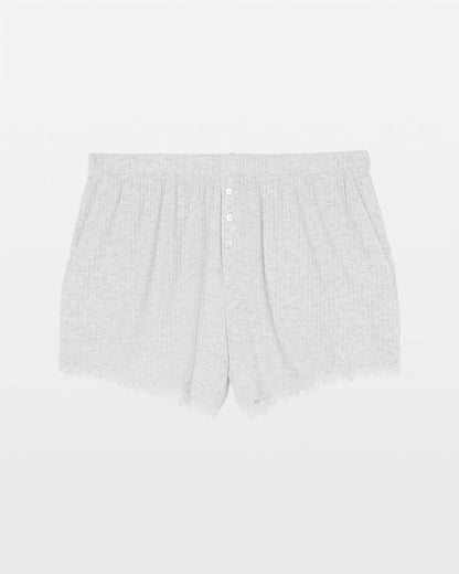 Pointelle Pajama Short - HEATHER FROST | Soma Women