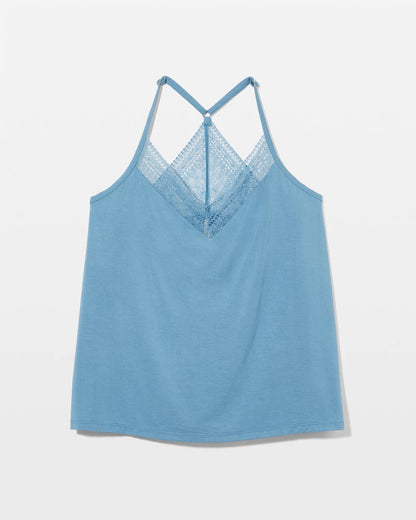 Geo Lace Pajama Cami - BLUE HEAVEN | Soma Women