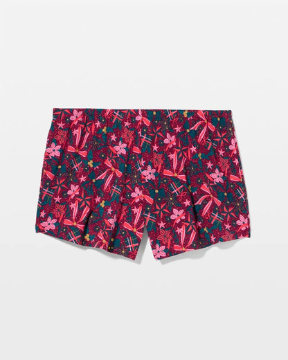 Relaxed Pajama Short - HOLLY JOLLY RED VELVET | Soma Women