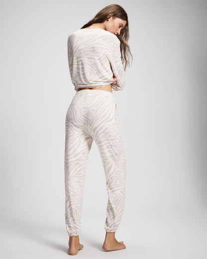 Banded Ankle Pajama Pant - ZEBRA ZEN GRAY GLASS | Soma Women