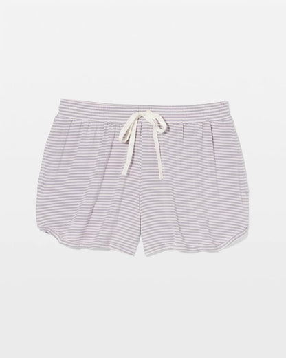 Curved Hem Pajama Shorts - NIGHTCAP STRIPE LILAC ASH | Soma Women