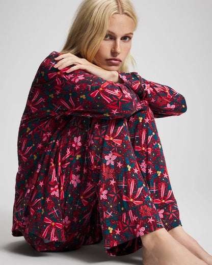Printed Pajama Pant - HOLLY JOLLY RED VELVET | Soma Women