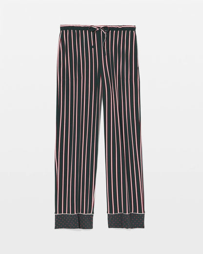 Printed Pajama Pant - MIDNIGHT STRIPE GREEN JOL | Soma Women