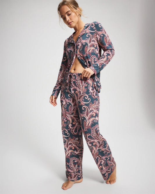 Printed Pajama Pant - IMPERIAL PAISLEY MD PET | Soma Women