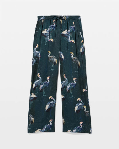 Pajama Pants - MIDNIGHT CRANES BLUE | Soma Women
