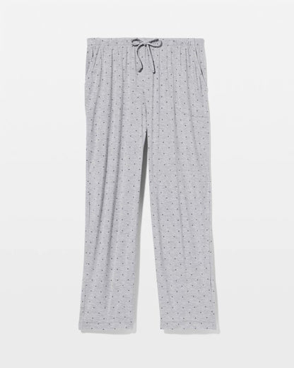 Ankle Pajama Pant - PEACEFUL DOT HEATHER | Soma Women