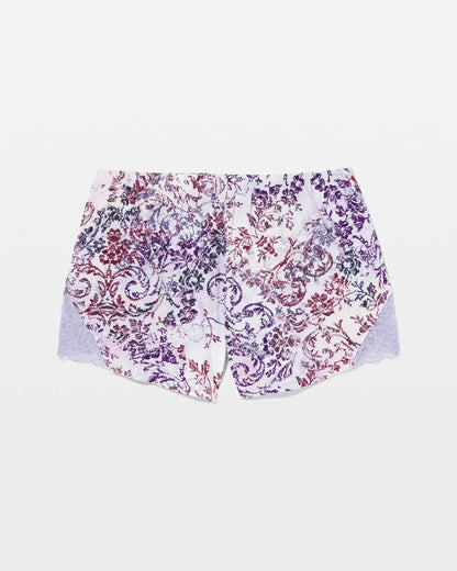 Lace Trim Pajama Short - LACE HARMONY LILAC | Soma Women