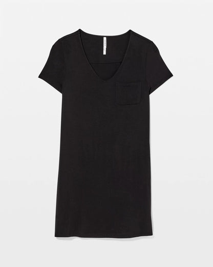 Short-Sleeve Sleepshirt - BLACK | Soma Women
