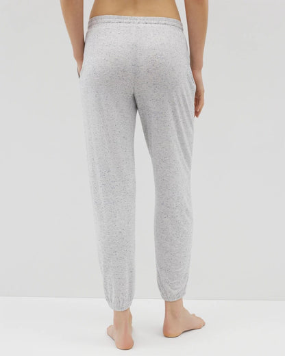 Slub Banded Ankle Pajama Pant - BLUE SLUB | Soma Women