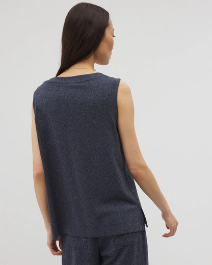Rib Knit Sleeveless Top - HEATHER ECLIPSE | Soma Women