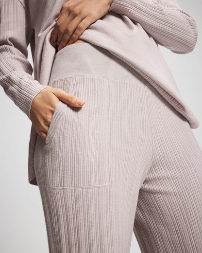 Premier Knit Rib Straight Leg Pant - GRAY GLASS | Soma Women