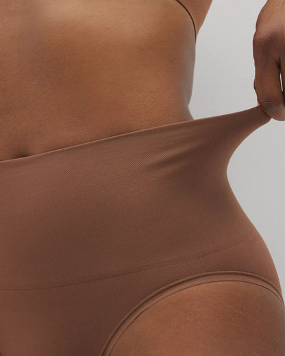 Mid-Level Shaping Seamless Brief - CINNAMON LATTE | Soma Women