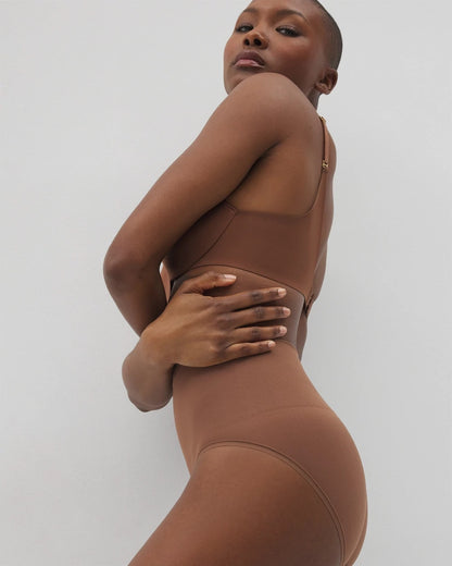 Mid-Level Shaping Seamless Brief - CINNAMON LATTE | Soma Women