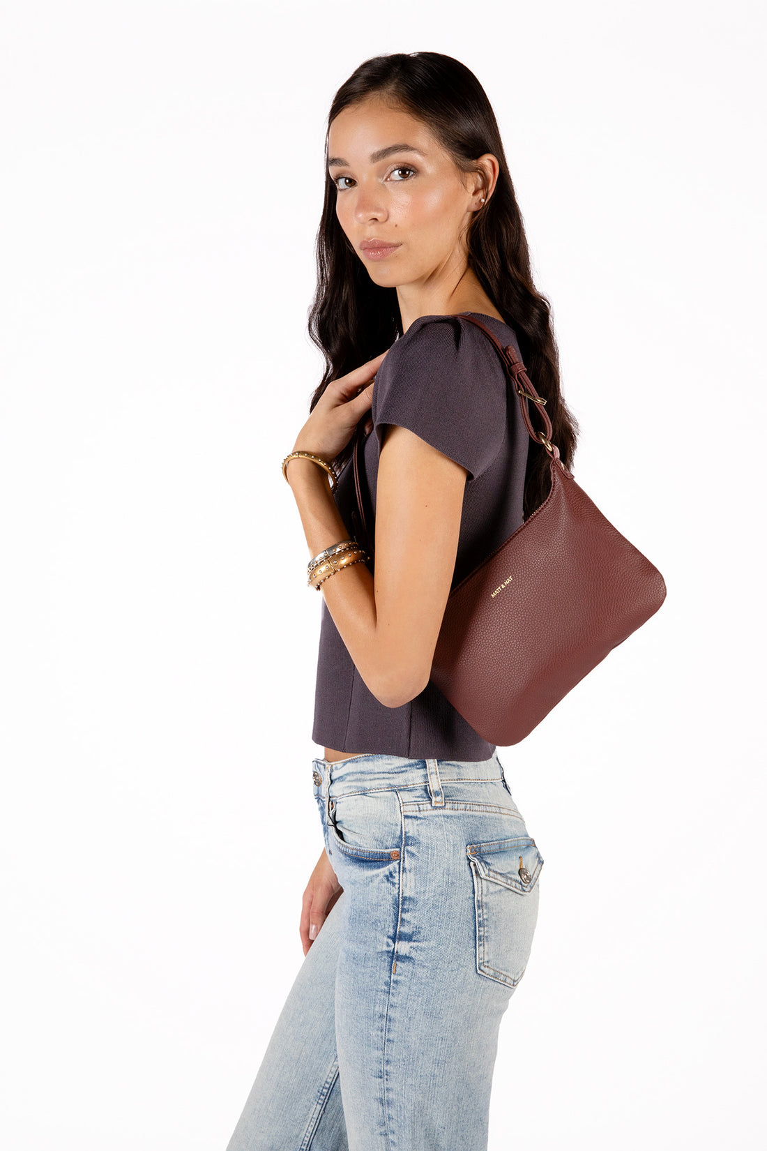 Matt & Nat JINA Vegan Shoulder Bag - Grain