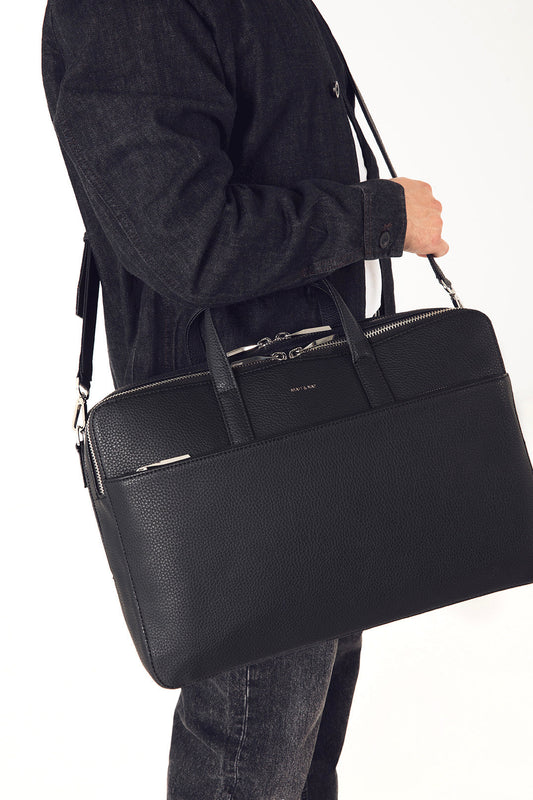 Matt & Nat TOM Vegan Briefcase - Grain