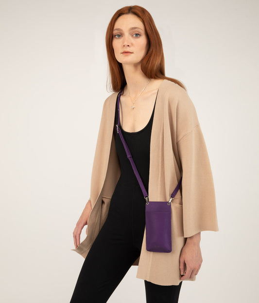 Matt & Nat CUE Vegan Crossbody Phone Bag - Purity