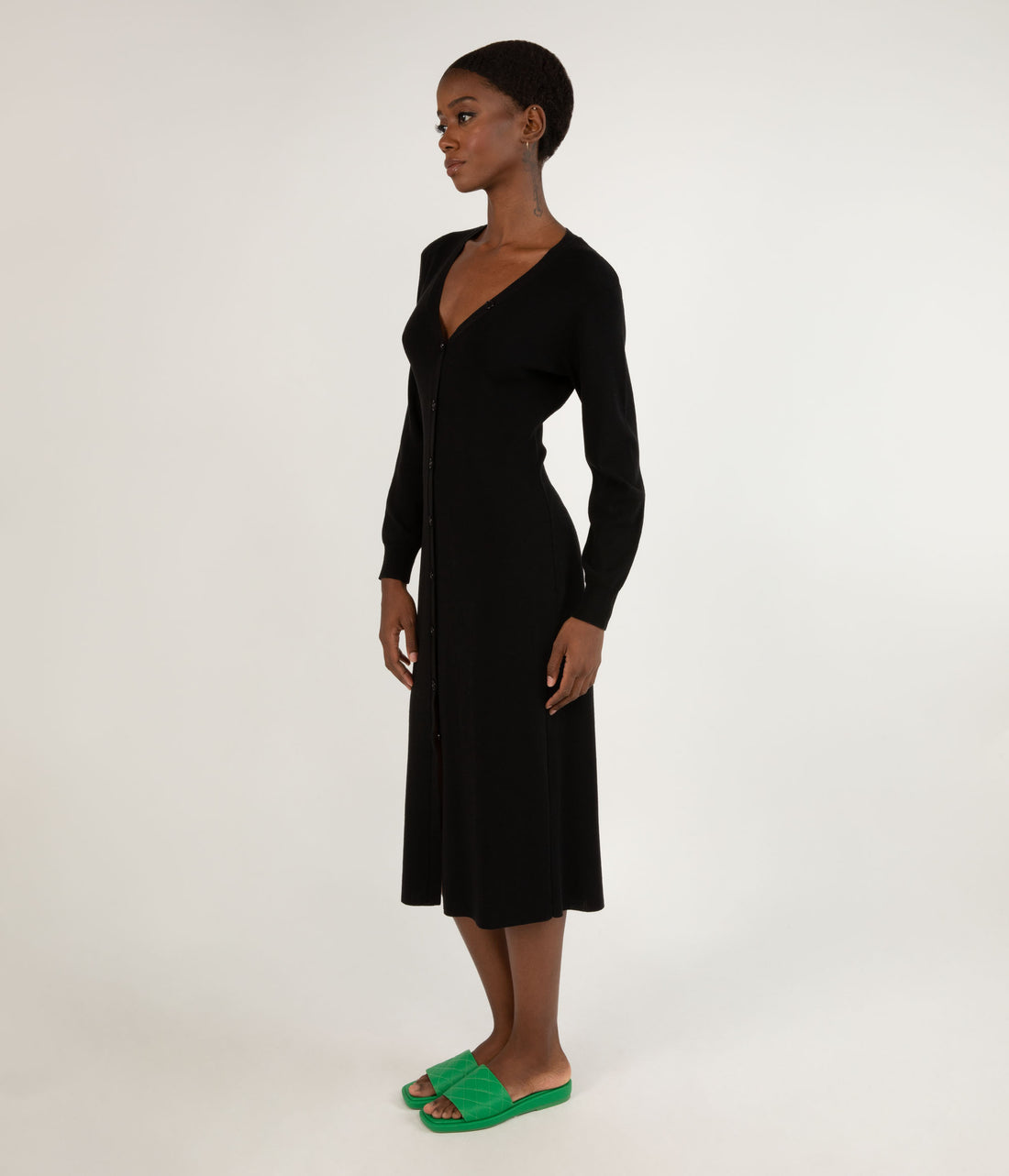 Matt & Nat FRANEK Long sleeve button front longline cardigan