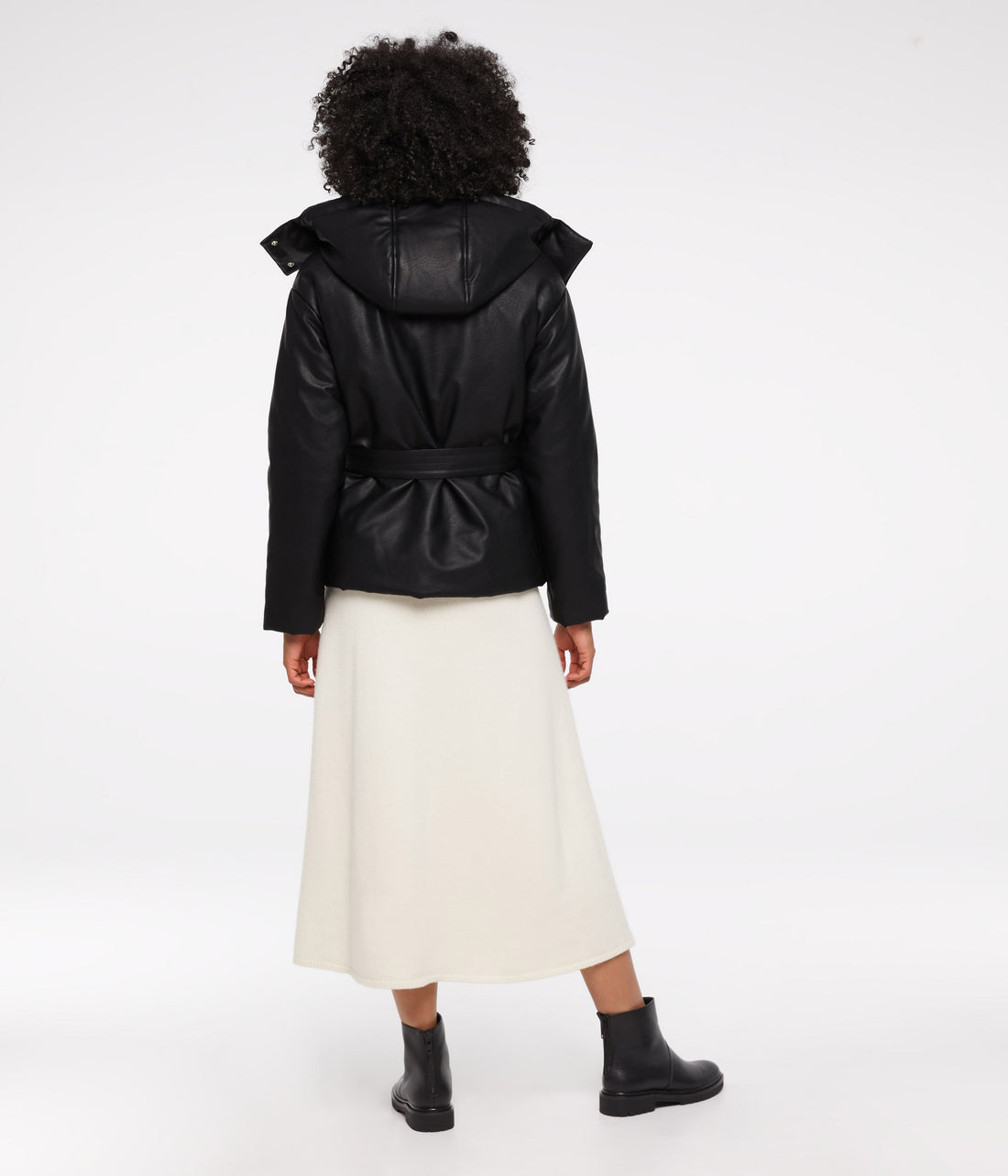 Matt & Nat LISBON Vegan Leather Puffer Jacket