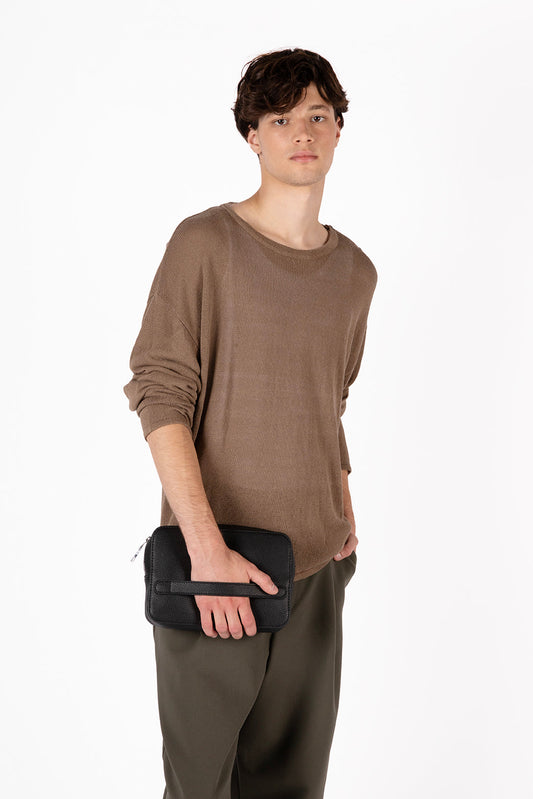 Matt & Nat SAMUEL Vegan Men's Pouch - Grain