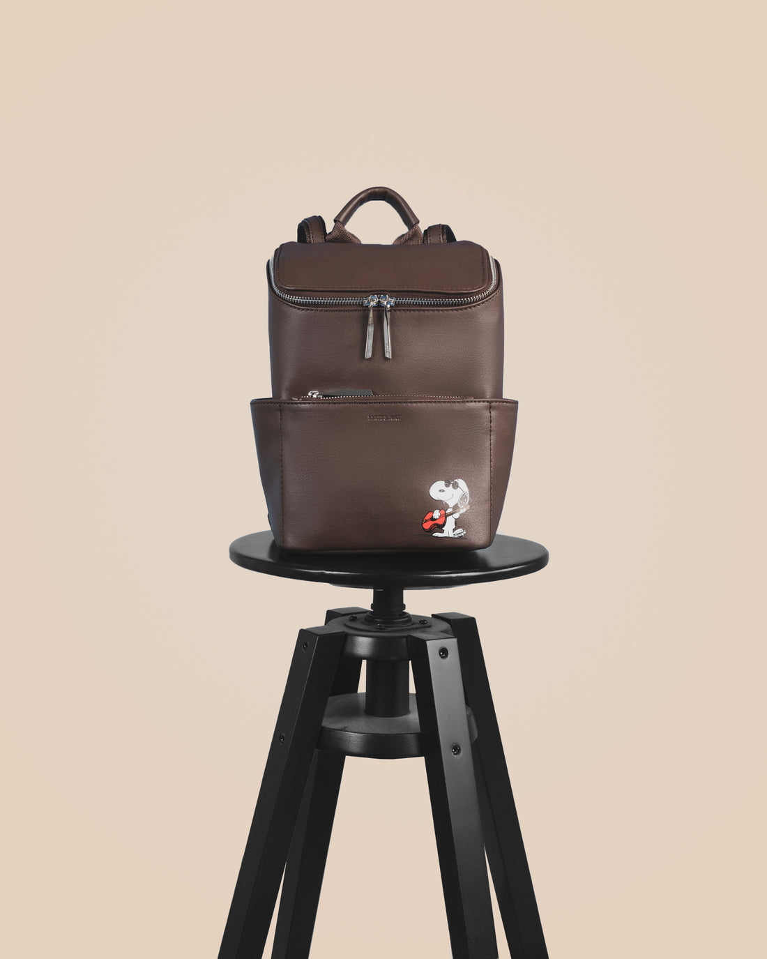 Matt & Nat MATT & NAT x PEANUTS BRAVESMP Small Vegan Backpack - Joe Cool Edition