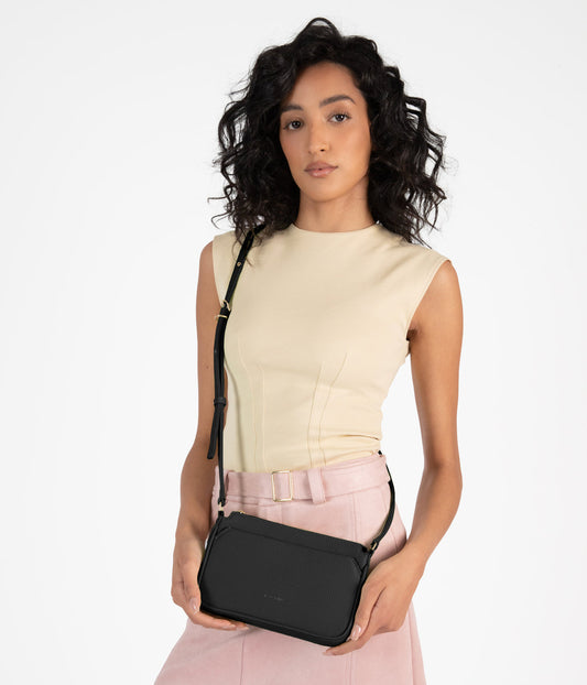 Matt & Nat IVY Slim Vegan Crossbody Bag - Grain