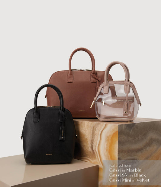 Matt & Nat GESSI SMALL Vegan Satchel - PVC