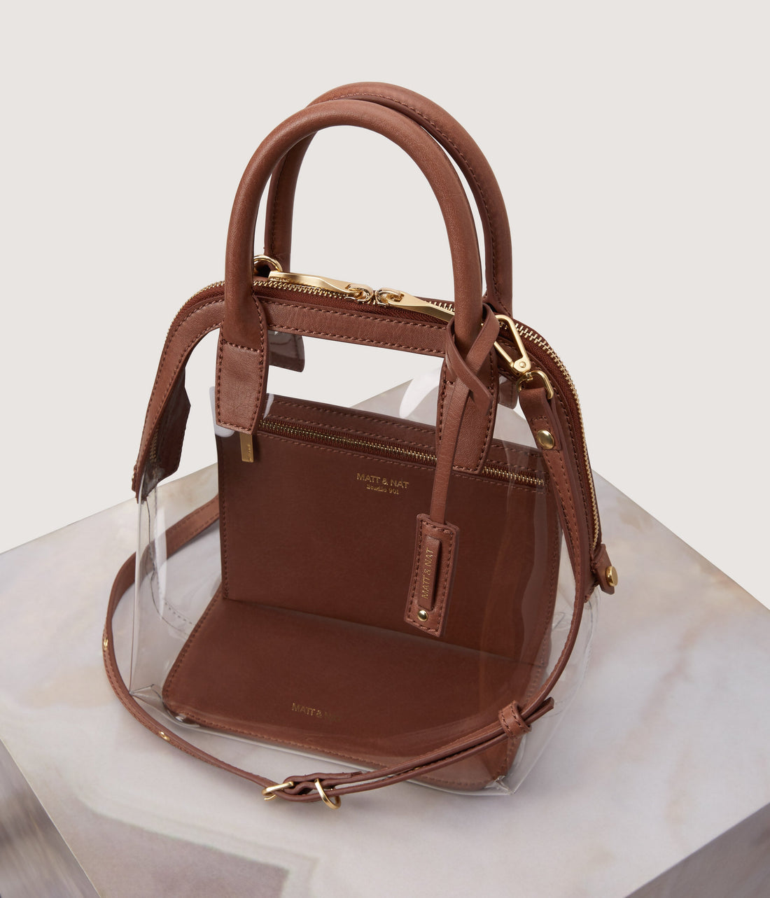 Matt & Nat GESSI SMALL Vegan Satchel - PVC