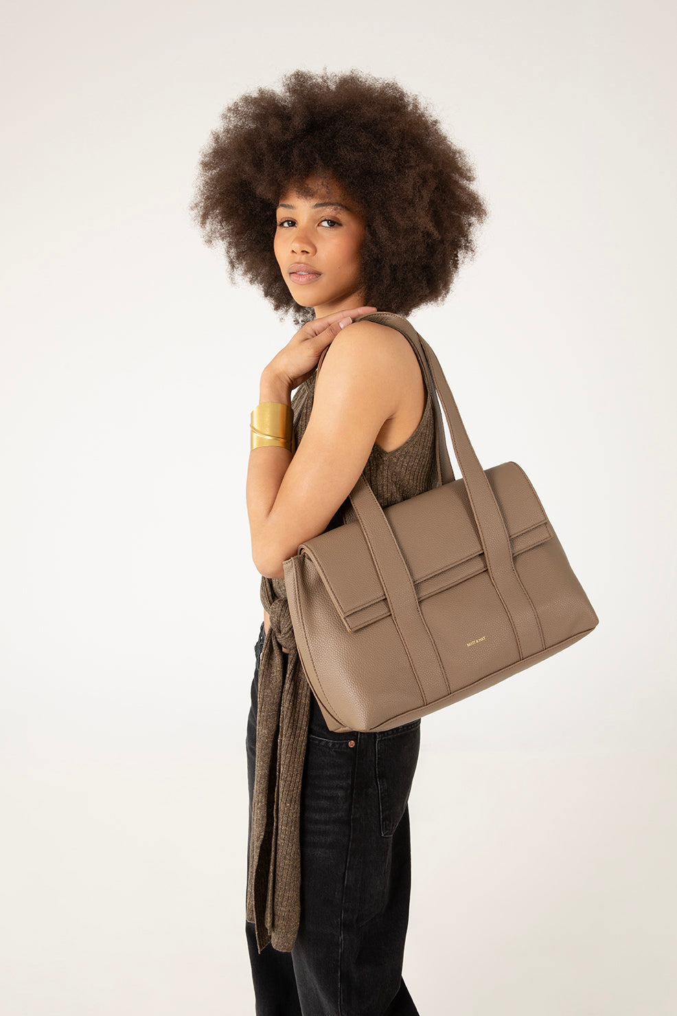 Matt & Nat MOLLY Vegan Tote Bag – Grain