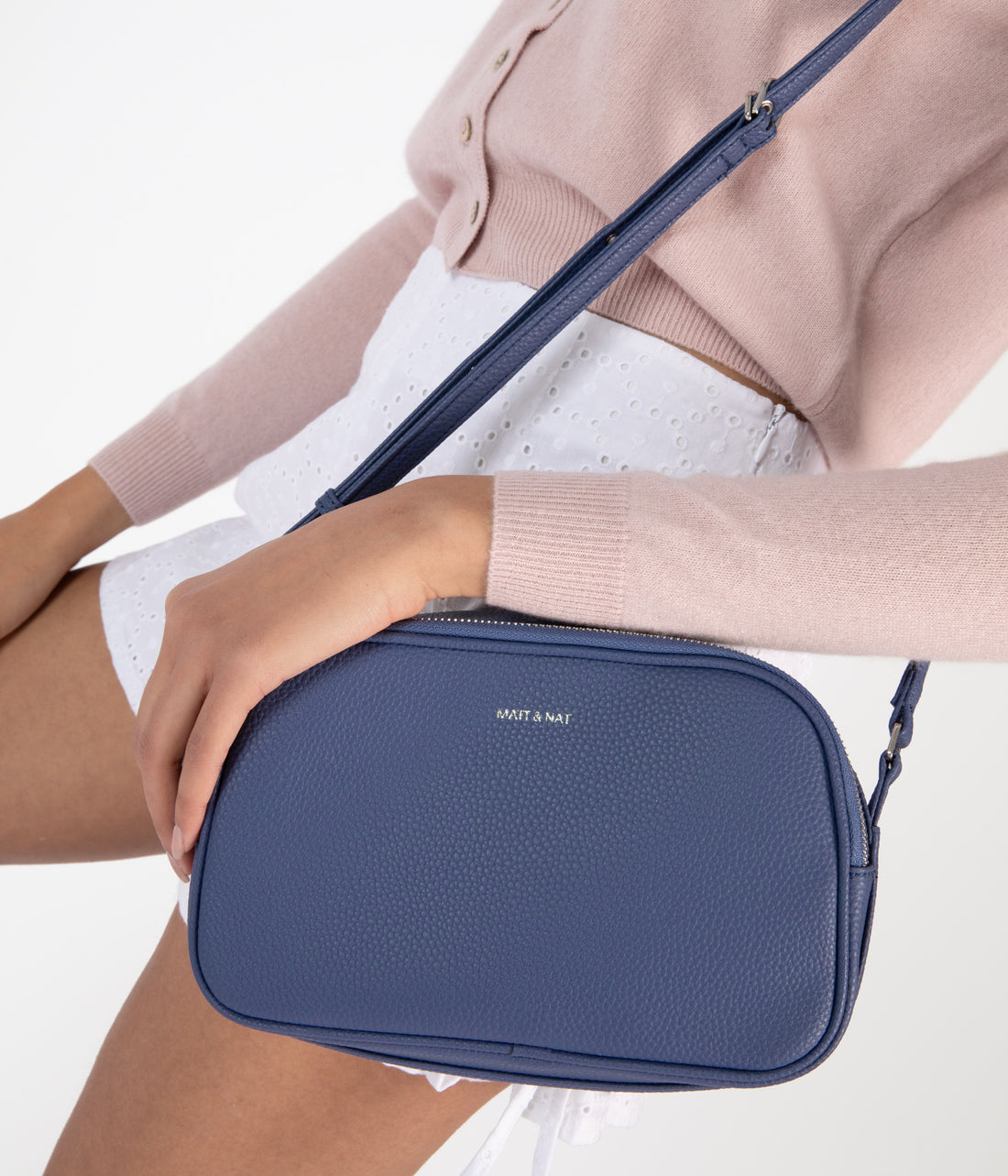 Matt & Nat PAIR Vegan Crossbody Bag - Grain
