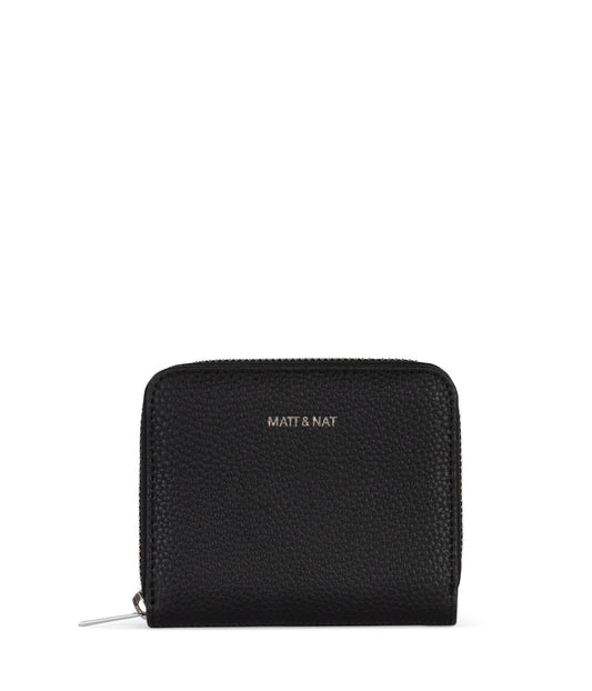 Matt & Nat RUE Small Vegan Zip Wallet - Grain