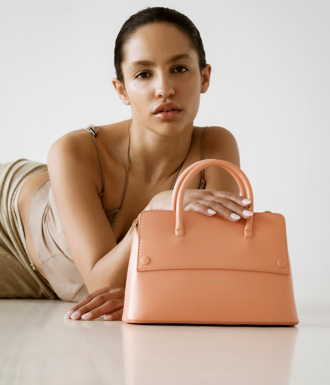 Matt & Nat SILVA SM Small Vegan Satchel - UPPEAL