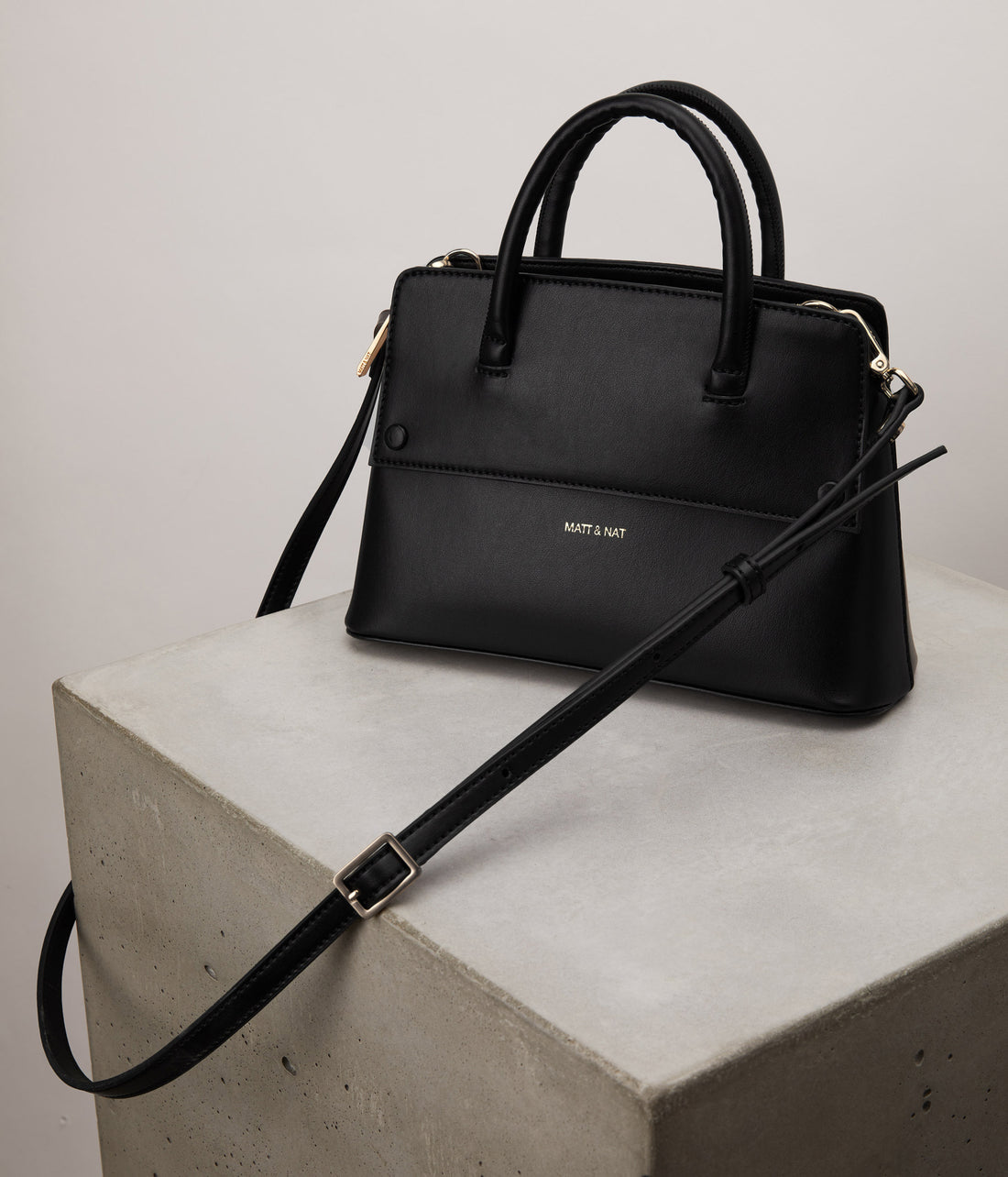 Matt & Nat SILVA SM Small Vegan Satchel - UPPEAL