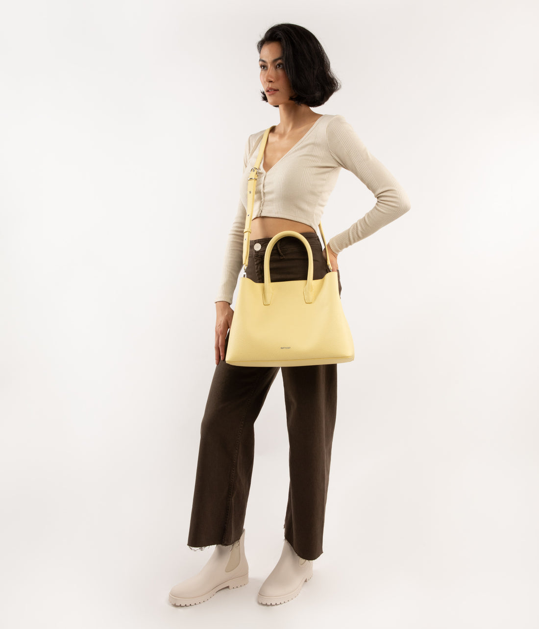 Matt & Nat KRISTASM Small Vegan Satchel - Purity