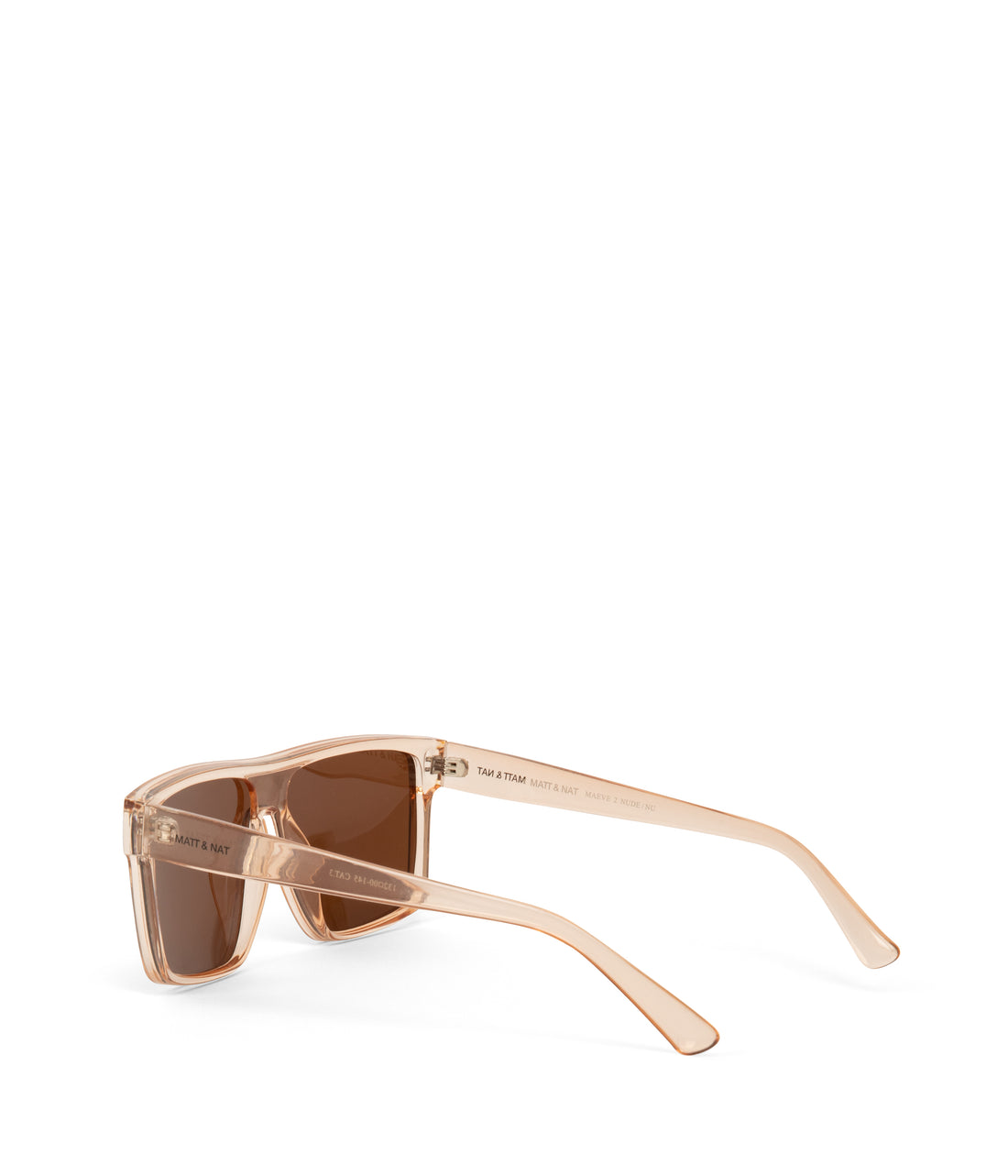 Matt & Nat MAEVE-2 Recycled Beige Retro Squared Sunglasses
