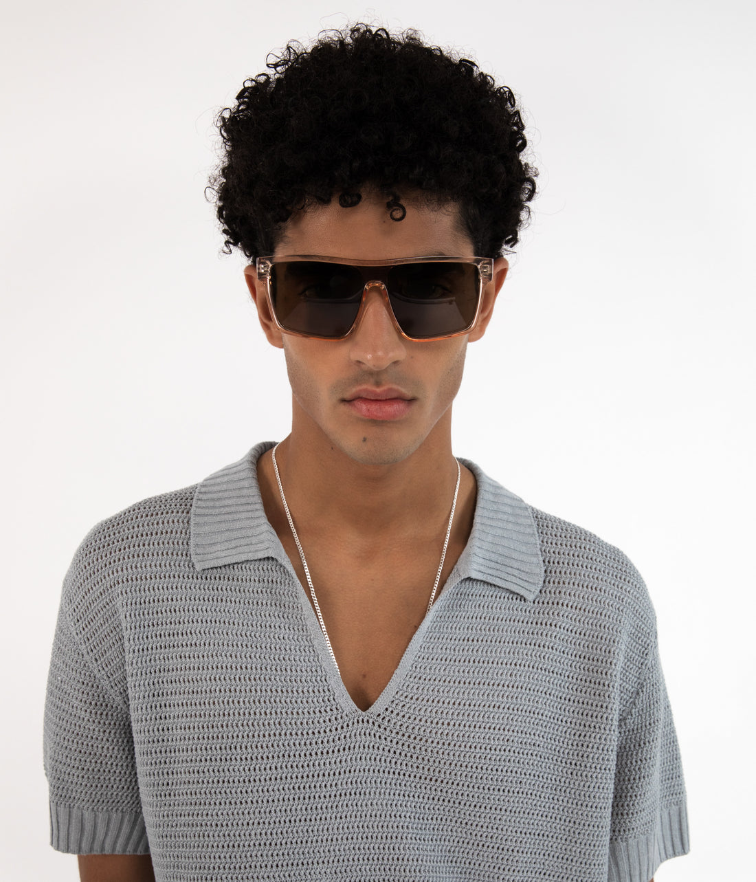 Matt & Nat MAEVE-2 Recycled Beige Retro Squared Sunglasses