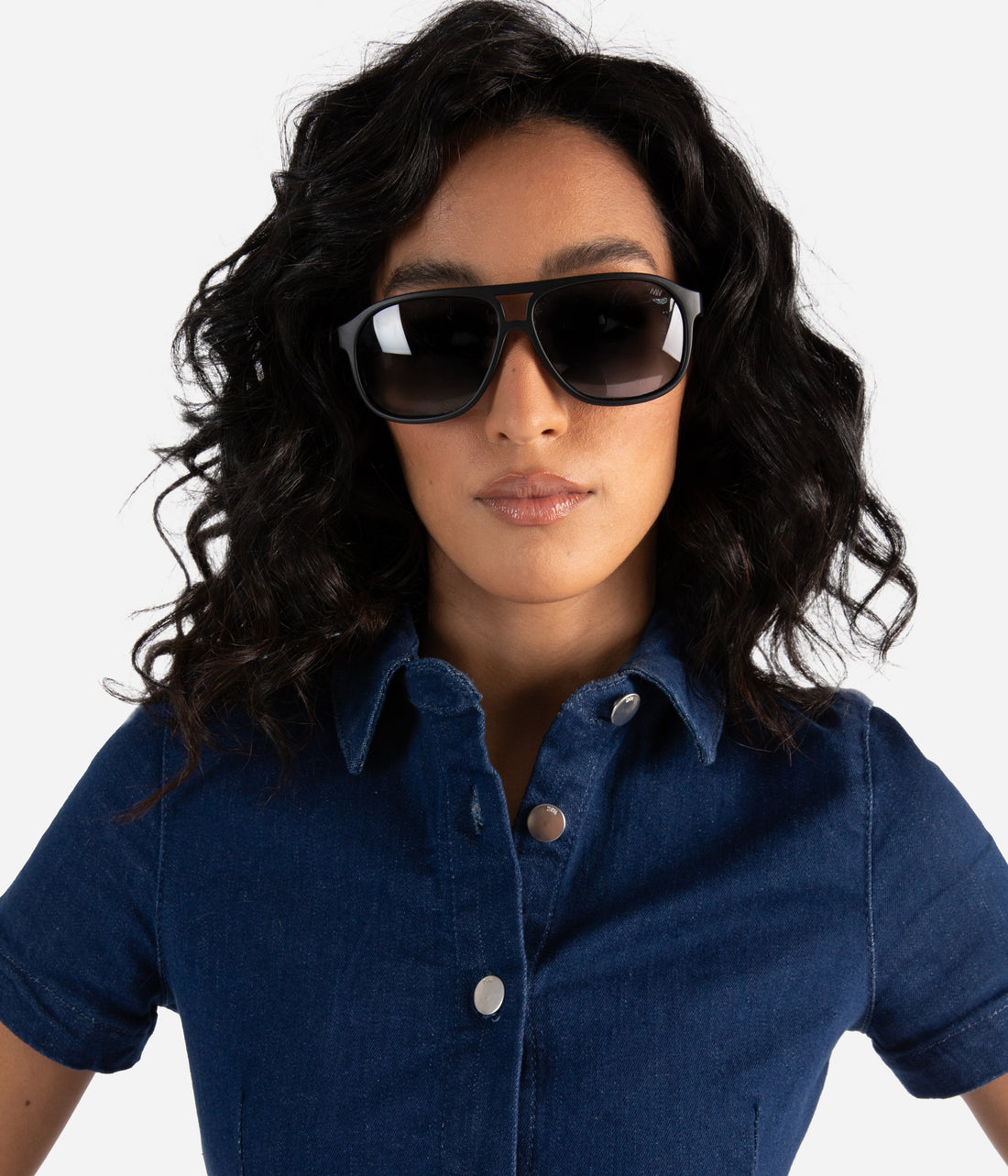 Matt & Nat ELLIS-2 Recycled Brown Aviator Sunglasses