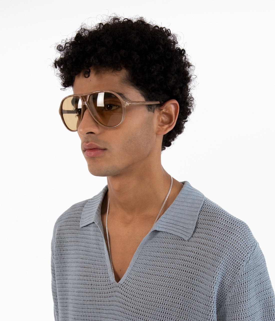 Matt & Nat ELLIS-2 Recycled Brown Aviator Sunglasses